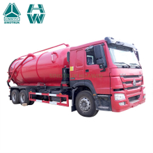 Camion-citerne d'aspiration des eaux usées sous vide Sinotruk Howo 6X4